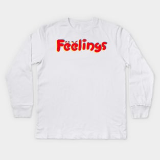 Feelings Kids Long Sleeve T-Shirt